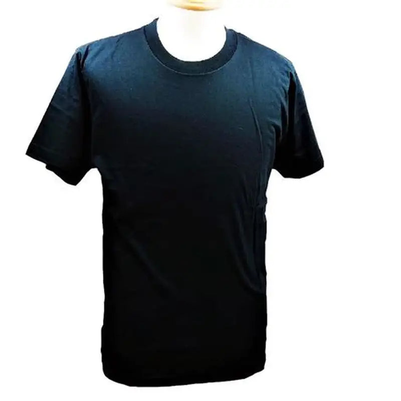 Classic Black Crew-Neck T-Shirt